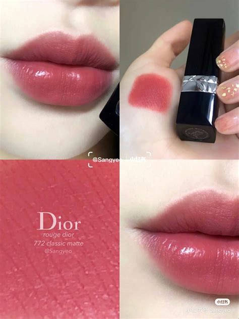 rouge dior in 772 matte sample|dior lipstick.